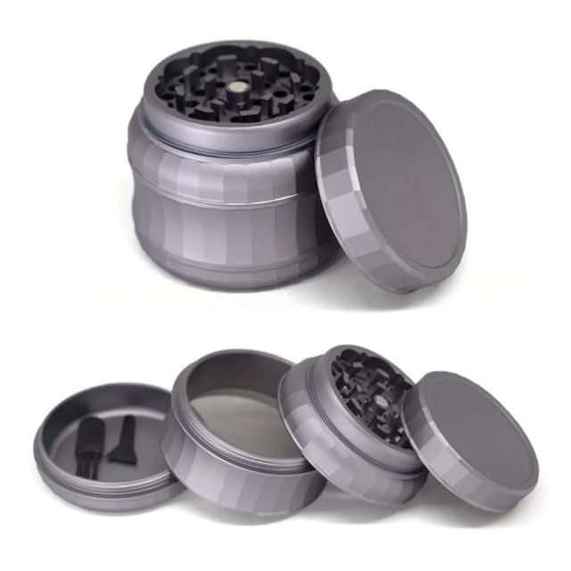 Wholesale Popular 63mm-4parts Aluminum Alloy Weed Grinder