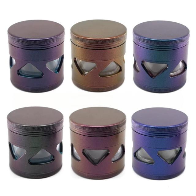 Honghui Smoking Wholesale Color-Changing Chameleon Metal Grinder