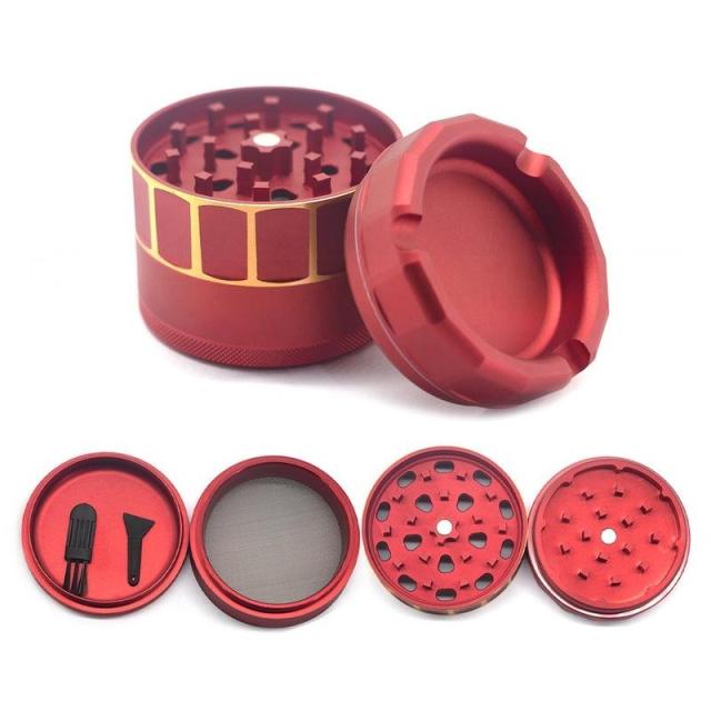 Wholesale Creative Metal Aluminum Alloy Weed Grinder with Ashtray
