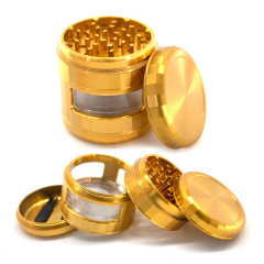 Wholesale New Removable Filter Screen Aluminun Alloy Herb Grinder