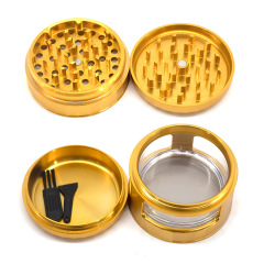Wholesale New Removable Filter Screen Aluminun Alloy Herb Grinder