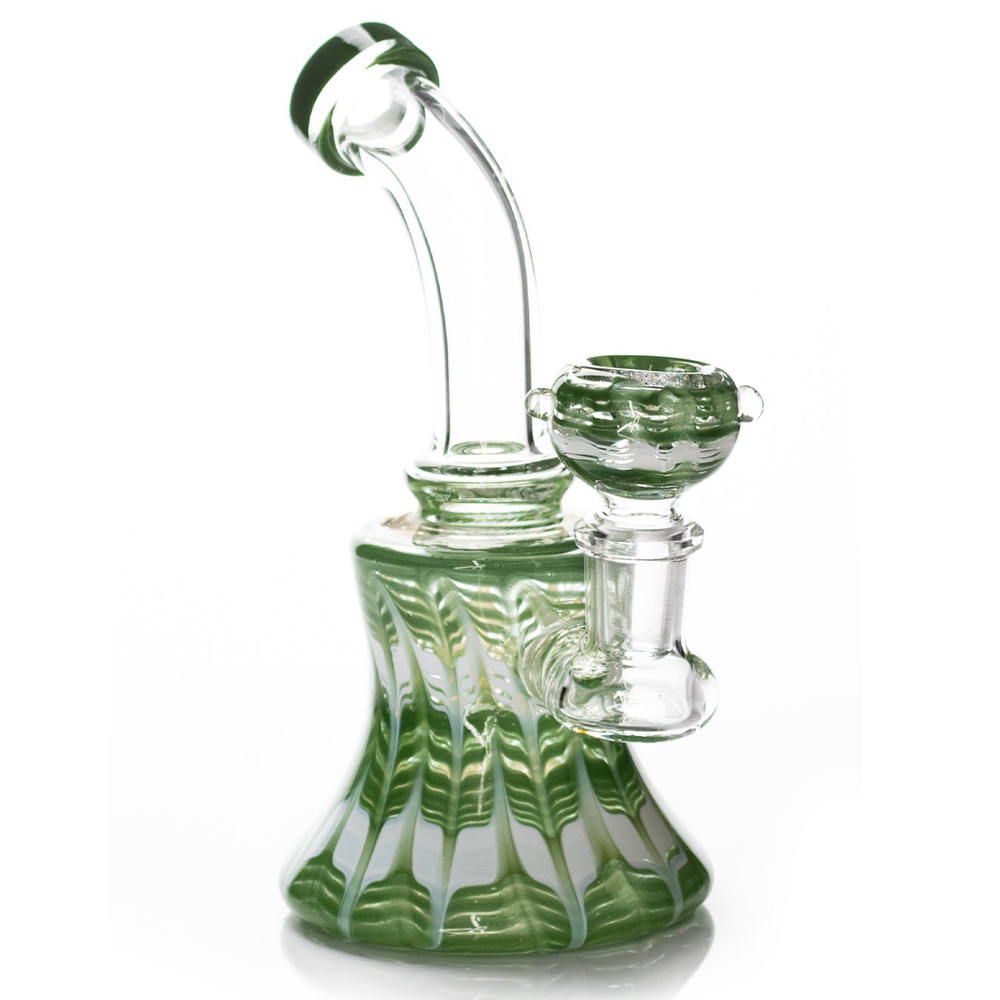 Wholesale Classic Wrap & Rake Bong Glass Bong Waterpipe