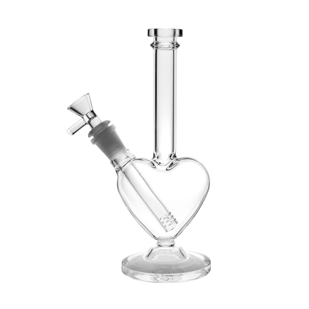Wholesale Creative Glass Heart Bong