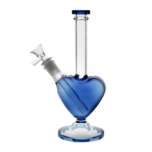 Wholesale Creative Glass Heart Bong