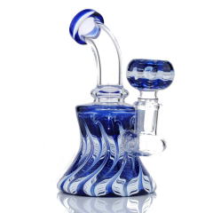 Wholesale Classic Wrap & Rake Bong Glass Bong Waterpipe