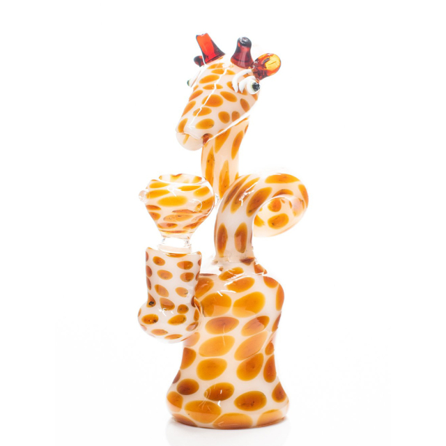 Wholesale Unique Giraffe Glass Bong Waterpipe