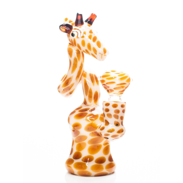 Wholesale Unique Giraffe Glass Bong Waterpipe