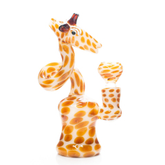 Wholesale Unique Giraffe Glass Bong Waterpipe