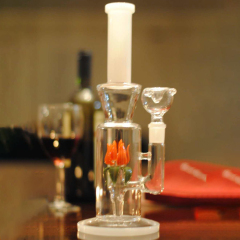 Wholesale Rose Glass Bong Waterpipe