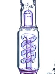 Wholesale Purple Twist Bong Glass Bong Waterpipe