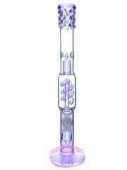 Wholesale Purple Twist Bong Glass Bong Waterpipe
