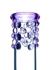 Wholesale Purple Twist Bong Glass Bong Waterpipe