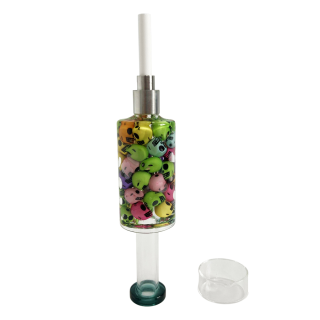 Wholesale Creative Cute Skull Injection Molding Glass Nectar Collector
