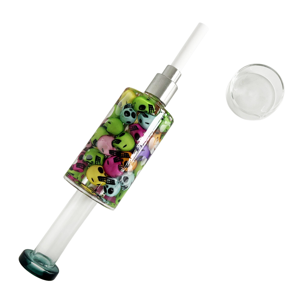 Wholesale Creative Cute Skull Injection Molding Glass Nectar Collector