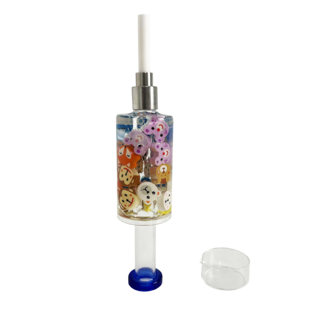Wholesale Creative Cute Bear Injection Molding Glass Nectar Collector