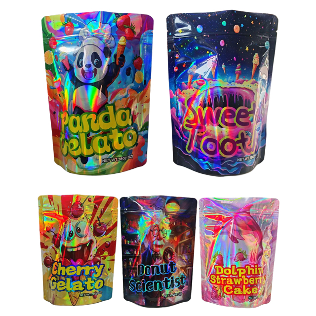 Wholesale Custom LOGO OEM 28G 1oz Mylar Bags
