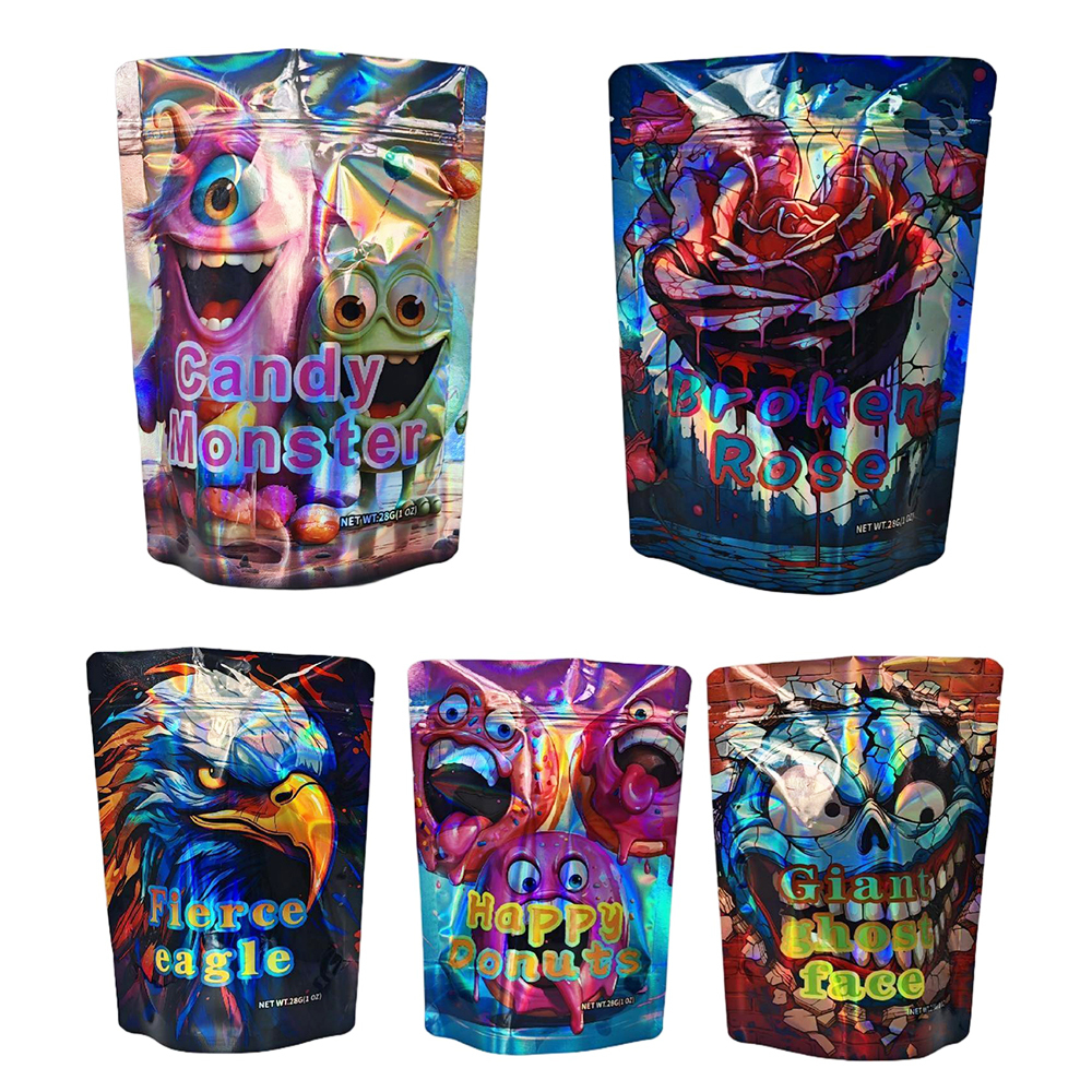 Wholesale Custom LOGO OEM 28G 1oz Mylar Bags