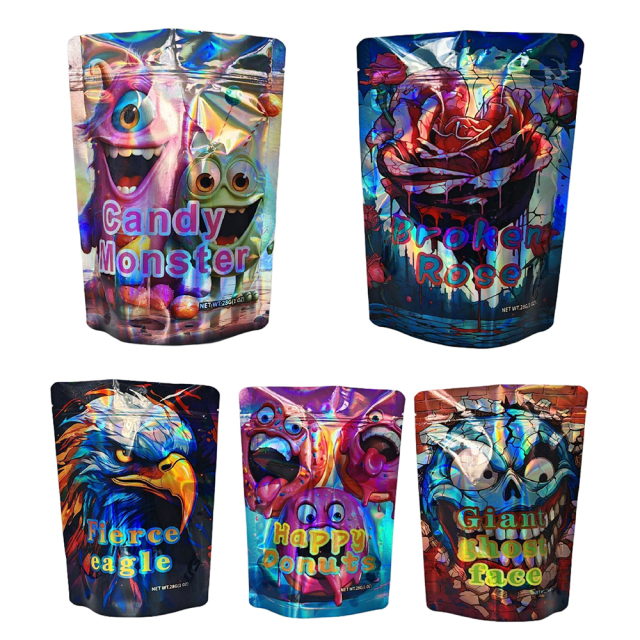 Wholesale Custom LOGO OEM 28G 1oz Mylar Bags