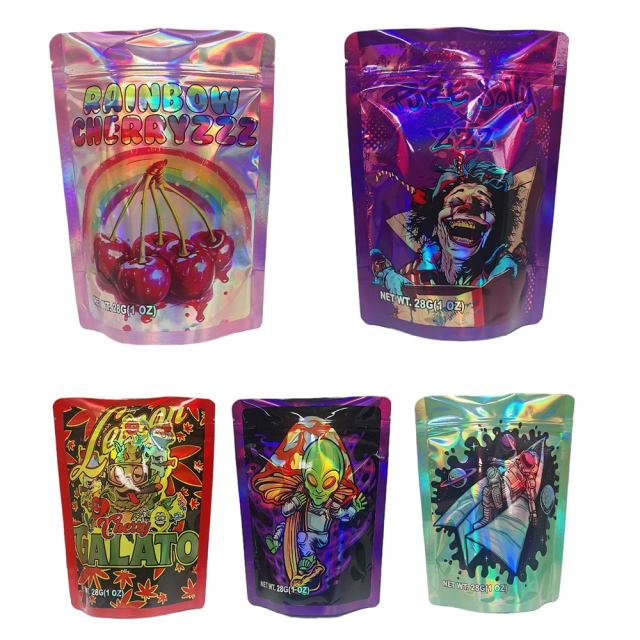 Wholesale Custom LOGO OEM 28G 1oz Mylar Bags