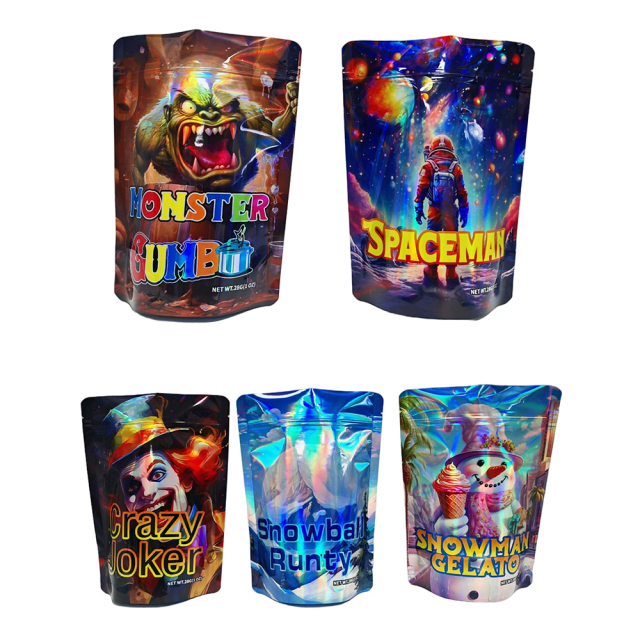 Wholesale Custom LOGO OEM 28G 1oz Mylar Bags