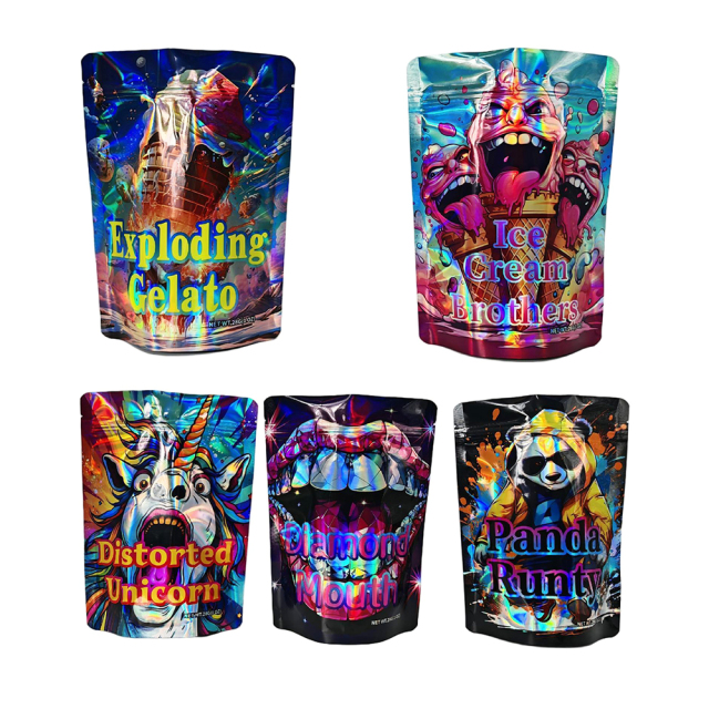 Wholesale Custom LOGO OEM 28G 1oz Mylar Bags