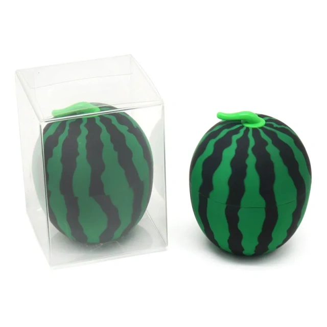Honghui Smoking Wholesale 76mm-4parts Watermelon Shaped Design Zinc Alloy Weed Grinder