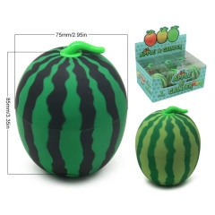 Honghui Smoking Wholesale 76mm-4parts Watermelon Shaped Design Zinc Alloy Weed Grinder
