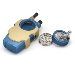 Honghui Smoking Wholesale 2026 New Walkie-talkie Mobile Phone Hand-cranked Weed Grinder with Vibration Function