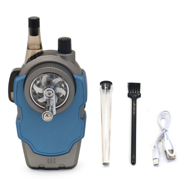 Honghui Smoking Wholesale 2026 New Walkie-talkie Mobile Phone Hand-cranked Weed Grinder with Vibration Function