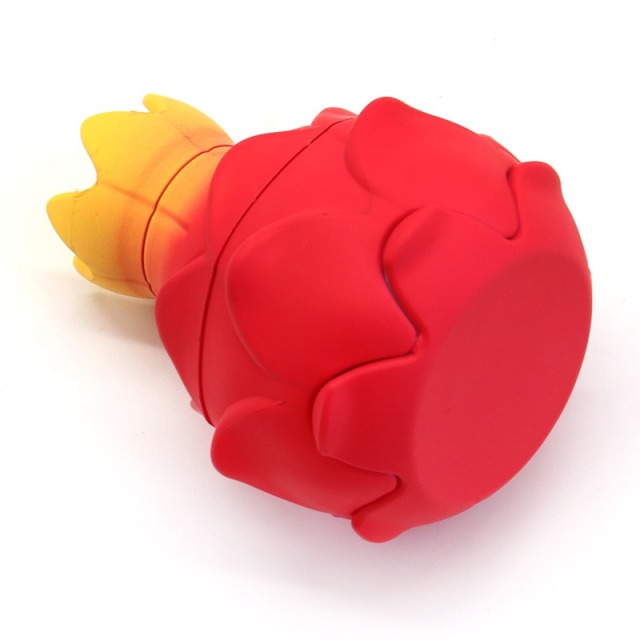 Honghui Smoking Wholesale 75mm-4parts Dragon Fruit Shaped Design Zinc Alloy Weed Grinder