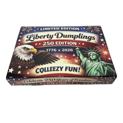 Wholesale 2026 Popular Stress-relief Toys Clelbrate United States 250years of Freedom Squishy Dumplings