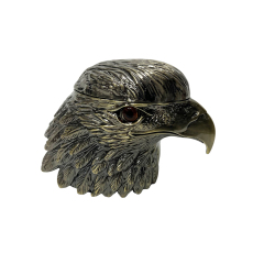 Wholesale 2026 New Smoking Accessories Zinc Alloy American Eagle Designed 4-parts Herb Weed Grinder