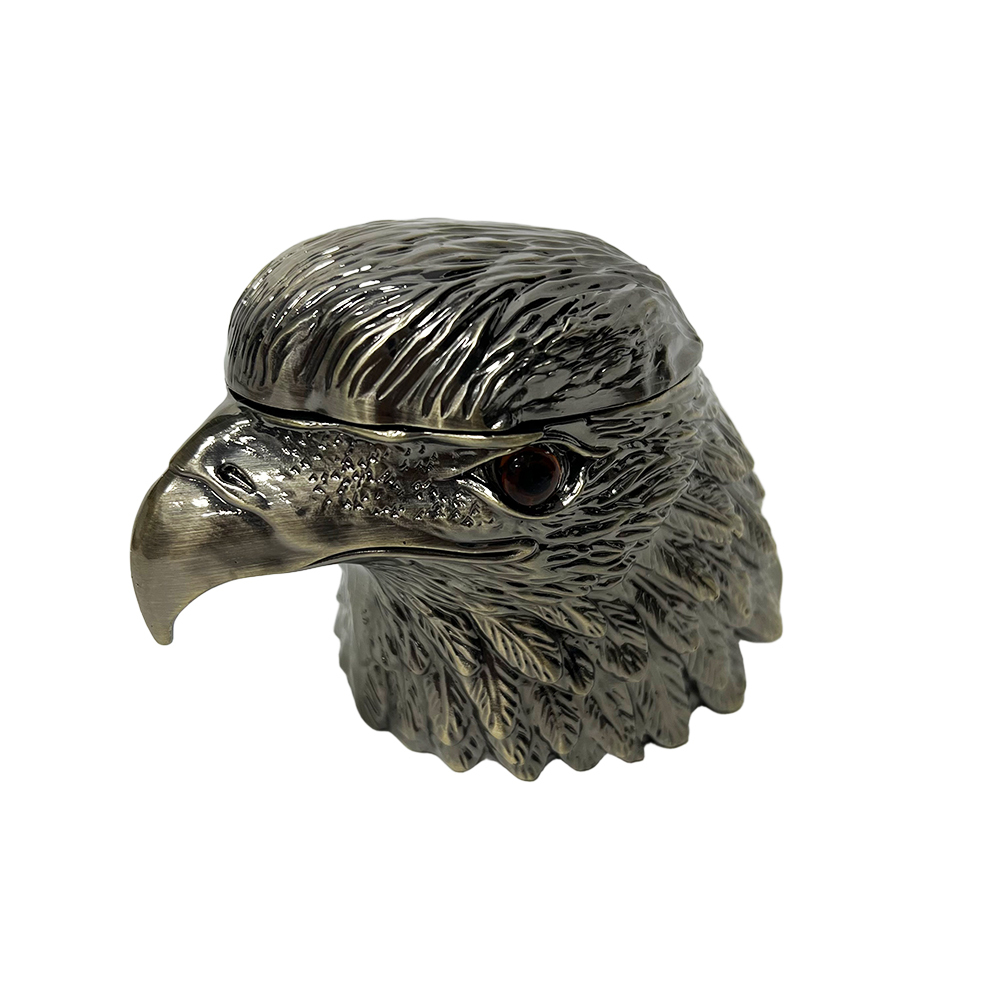 Wholesale 2026 New Smoking Accessories Zinc Alloy American Eagle Designed 4-parts Herb Weed Grinder