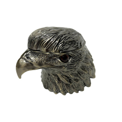 Wholesale 2026 New Smoking Accessories Zinc Alloy American Eagle Designed 4-parts Herb Weed Grinder