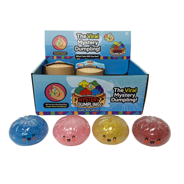 Wholesale Hot Selling Stress-relief Toys Surprise Box Mystery Dumpling with Display Box