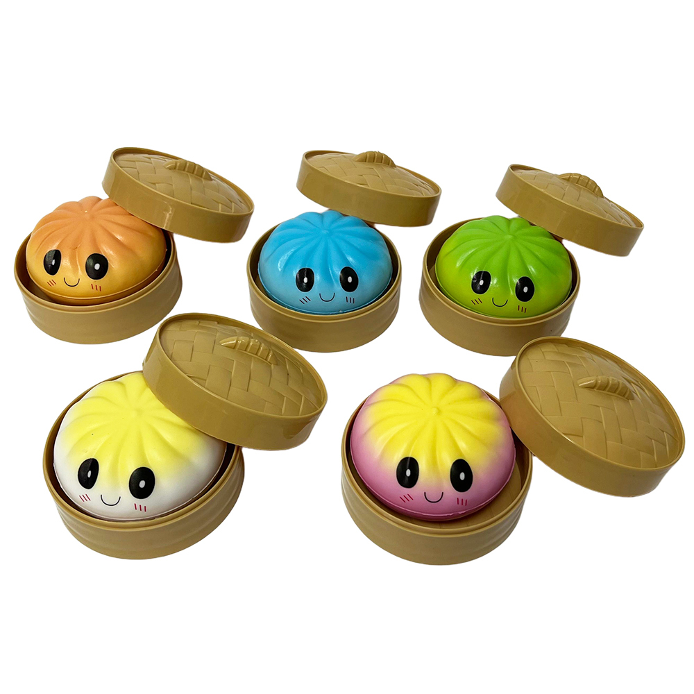 Wholesale Hot Selling Stress-relief Toys Surprise Box Rainbow Mystery Dumpling with Display Box