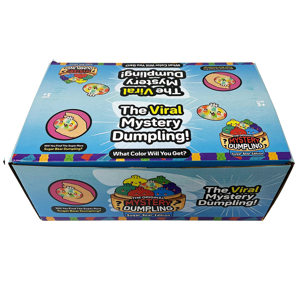 Wholesale Hot Selling Stress-relief Toys Surprise Box Mystery Dumpling with Display Box