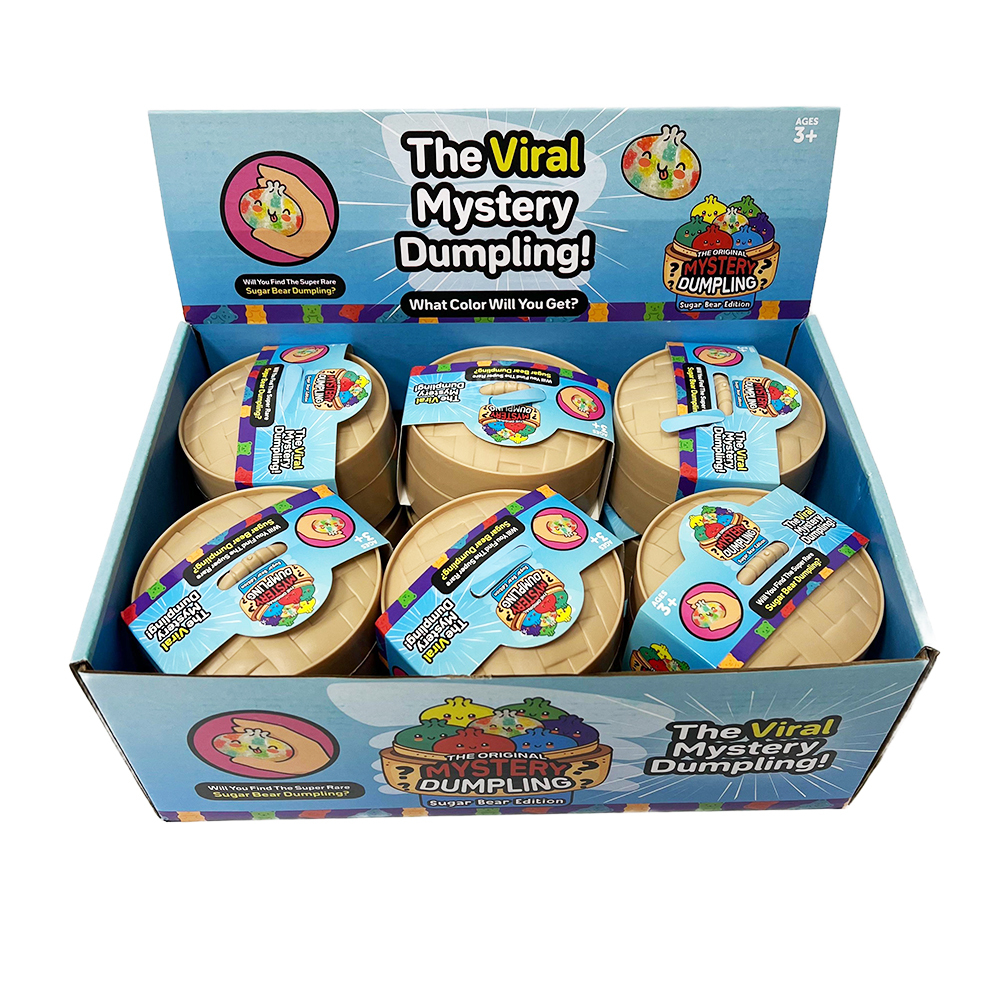 Wholesale Hot Selling Stress-relief Toys Surprise Box Mystery Dumpling with Display Box