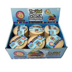 Wholesale Hot Selling Stress-relief Toys Surprise Box Mystery Dumpling with Display Box