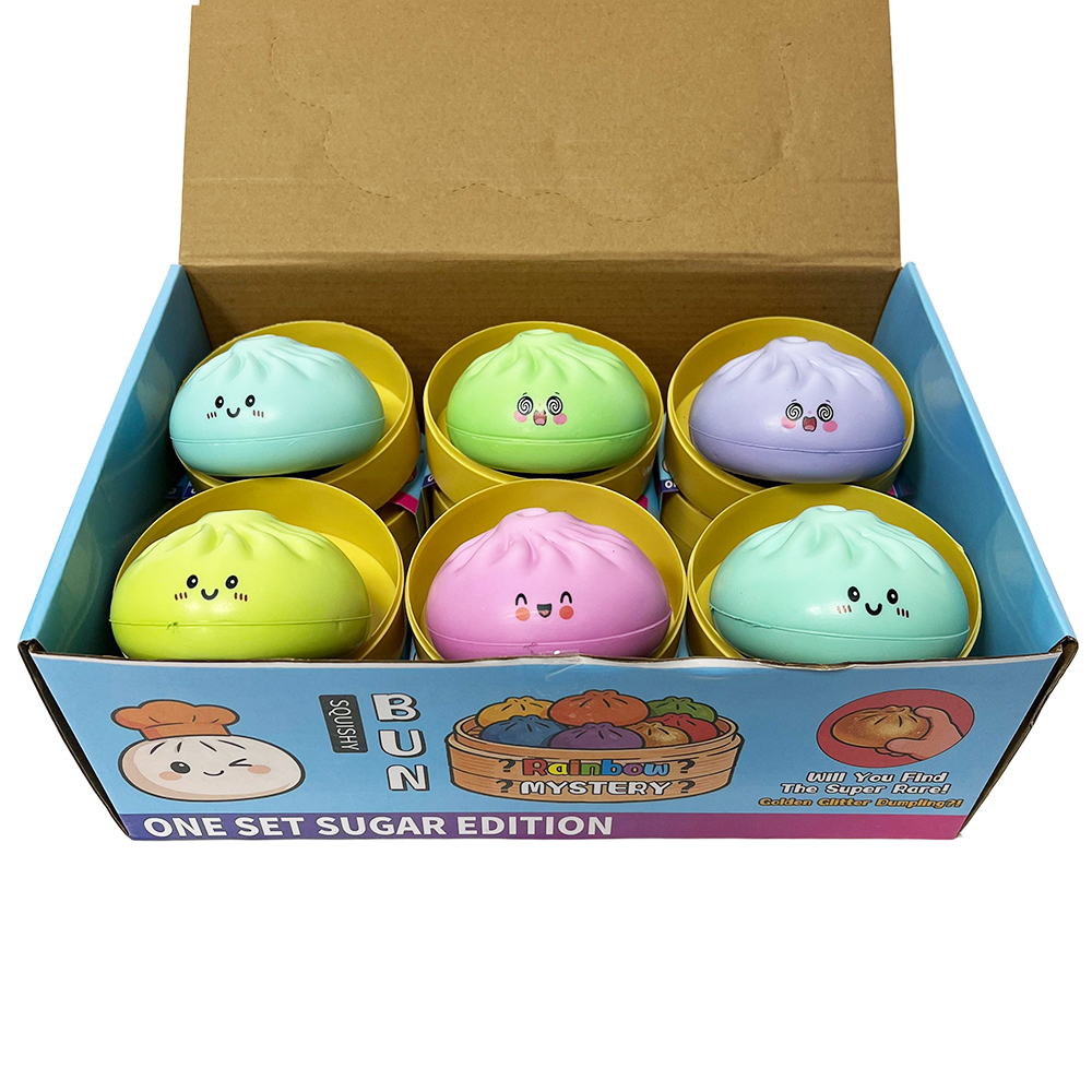 Wholesale Surprise Box Stress-relief Toys Cute Mystery Dumpling with Display Box