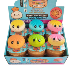 Wholesale Hot Selling Stress-relief Toys Surprise Box Rainbow Mystery Dumpling with Display Box