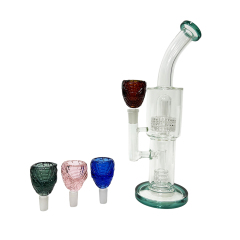 Wholesale Factory Directly Cheap Price Bong Bowls Spiderman Shaped Glass Bowl Slide in Stock