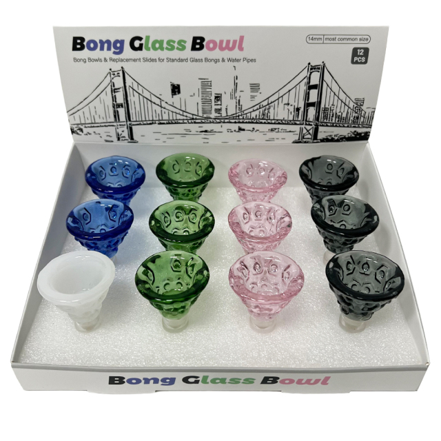 Wholesale Bong Bowls Manufacturer 14mm Classic Glass Bowl Slide in Stock