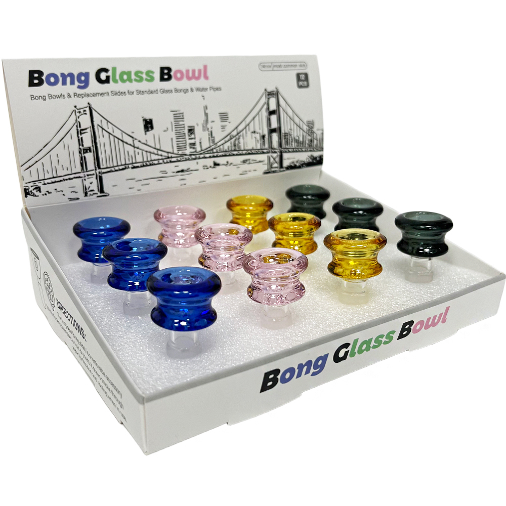 Wholesale Bong Bowls Manufacturer 14mm Classic Glass Bowl Slide in Stock