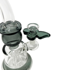 Wholesale Factory Directly Bong Bowls 14mm Mix Color Butterfly Shaped Glass Bowl Slide with Display Box