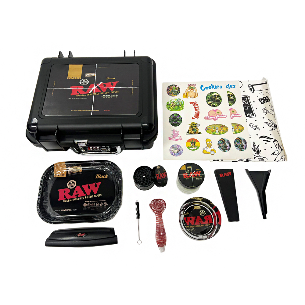 Wholesale Popular Rolling Machine Rolling Tray Smoke Set with Lock Box