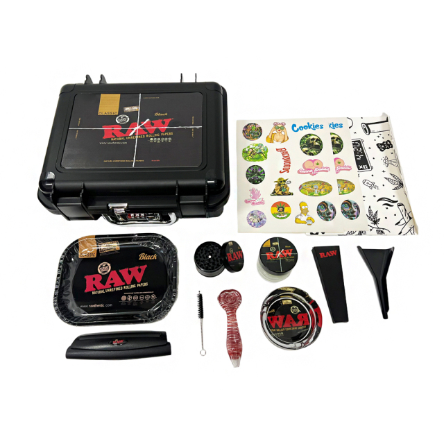 Wholesale Popular Rolling Machine Rolling Tray Smoke Set with Lock Box