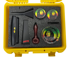 Wholesale BOB Design Rolling Machine Rolling Tray Smoke Set with Lock Box