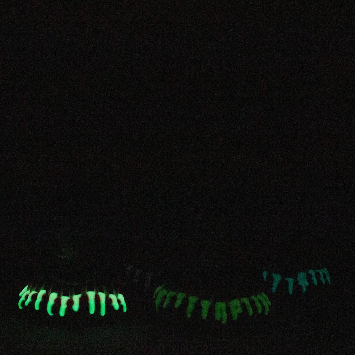 3D Tentacle Creature Glass Pipe with Glow-in-The-Dark Teeth and Bowl