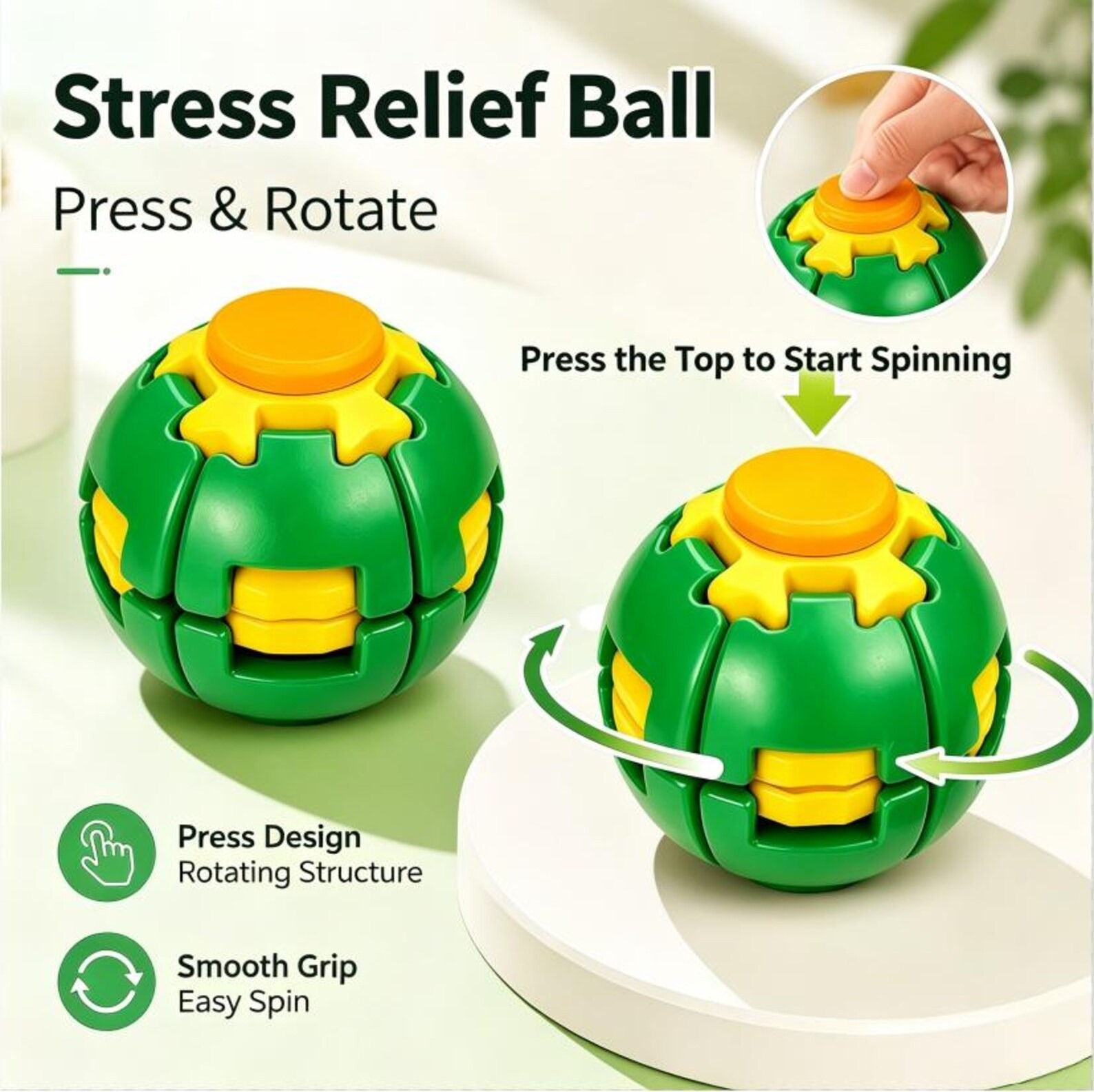 2026 New Stress Relief Ball Original Factory Rress Rotate Ball in Stock
